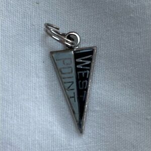 West Point Kinney Sterling charm. .5” long.